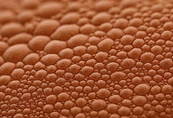 Water Droplets on a Surface: A close-up view showcases a pattern of water droplets, creating a mesmerizing texture and detail, revealing the beauty in simplicity. Ai generated image