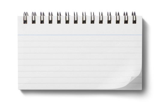 小さなスパイラルノート - Powered by Adobe