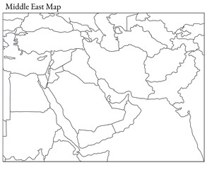 map of Middle East Map