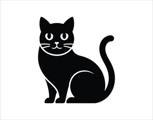 Obraz premium Cat Shape Silhouette for Print and Craft