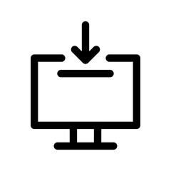 Monitor Download Icon