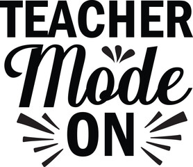 World Teacher's Day Typography Design 