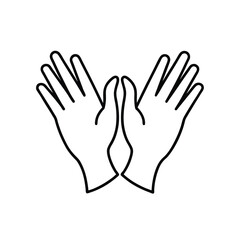 High quality vector illustration of applauding hands perfect for celebratory designs event posters or marketing materials