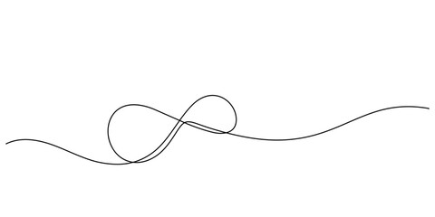 infinity symbol line art minimalism handdrawn