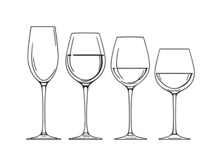 glass of wine icon design