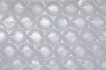 plastic overlay texture of realistic crumpled transparent plastic film wrap,plastic bubble wrap texture. Plastic material with air for packing and protecting products from bumps and scratches.