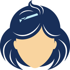 vector illustration of a girl