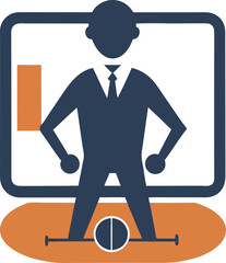 businessman with a briefcase