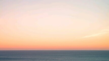 Obraz premium soft pastel gradient sky