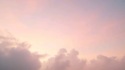 Obraz premium soft pastel gradient sky
