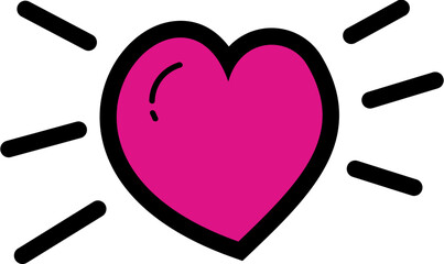 pink heart icon