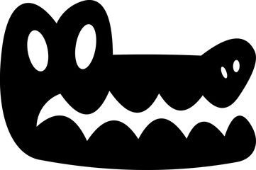 Black and White Animal Icon