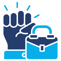 Trade Unions solid color icon