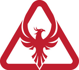 Modern Phoenix logo vector design template