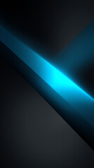 Striking Blue Glow on Dark Abstract Surface
