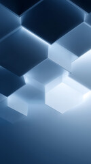 abstract blue background with cubes
