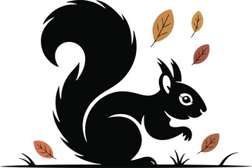 squirrel vector icon illustration design