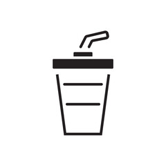 drink cup coffe glyph