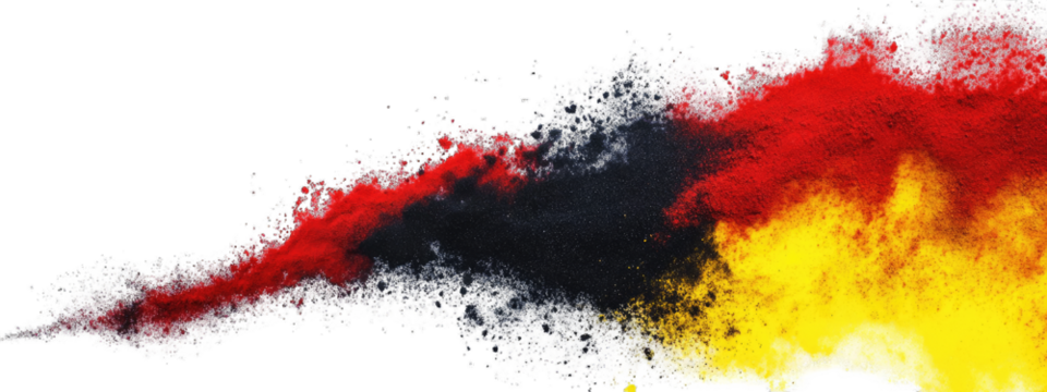 Abstract explosion of color