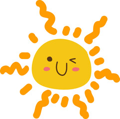 Summer Sun Character