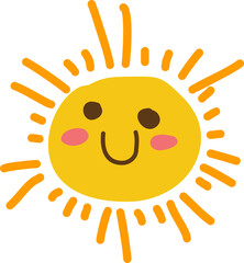 Summer Sun Character