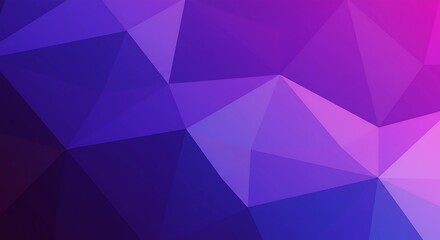 Fototapeta premium Purple polygonal background abstract low poly design vector illustration