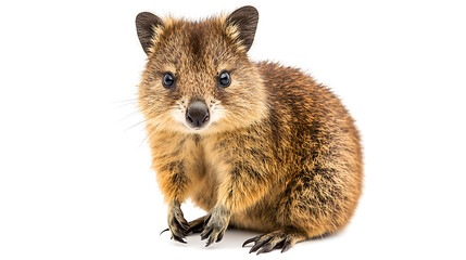 Fototapeta premium squirrel on white background