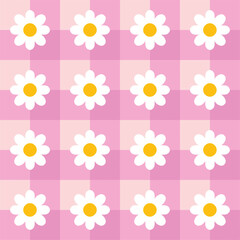 seamless pattern with white flower Perfect for gift wrapping, greeting cards, decorations for special occasions and wallpaper design