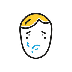 Multi color icon for suspect