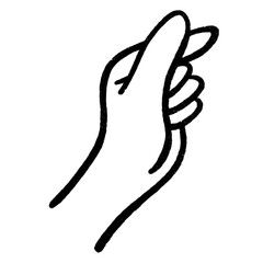 Set of realistic gestures, hand shapes. Lay black stroke logo graphic art design isolated on white The concept of expressing love, rock, V sign, love.