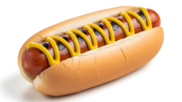 Hot Dog with Mustard - Powered by Adobe
