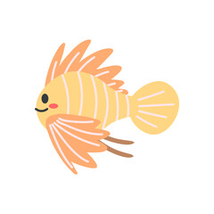 Fototapeta premium Cute Cartoon Fish
