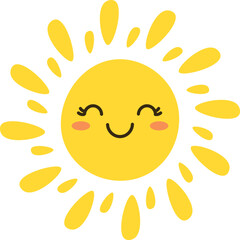 Summer Sun Character