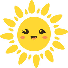 Summer Sun Character