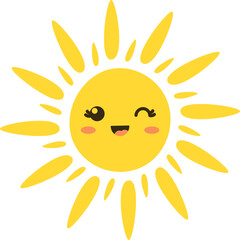 Summer Sun Character