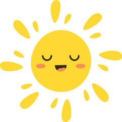 Summer Sun Character