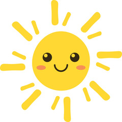 Summer Sun Character