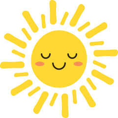 Summer Sun Character