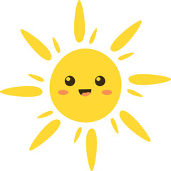 Summer Sun Character