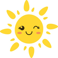 Summer Sun Character