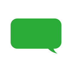 メッセージアプリの緑色の吹き出し