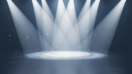 Illuminated stage performance theatrical venue visual display dramatic environment centered viewpoint spectacle concept