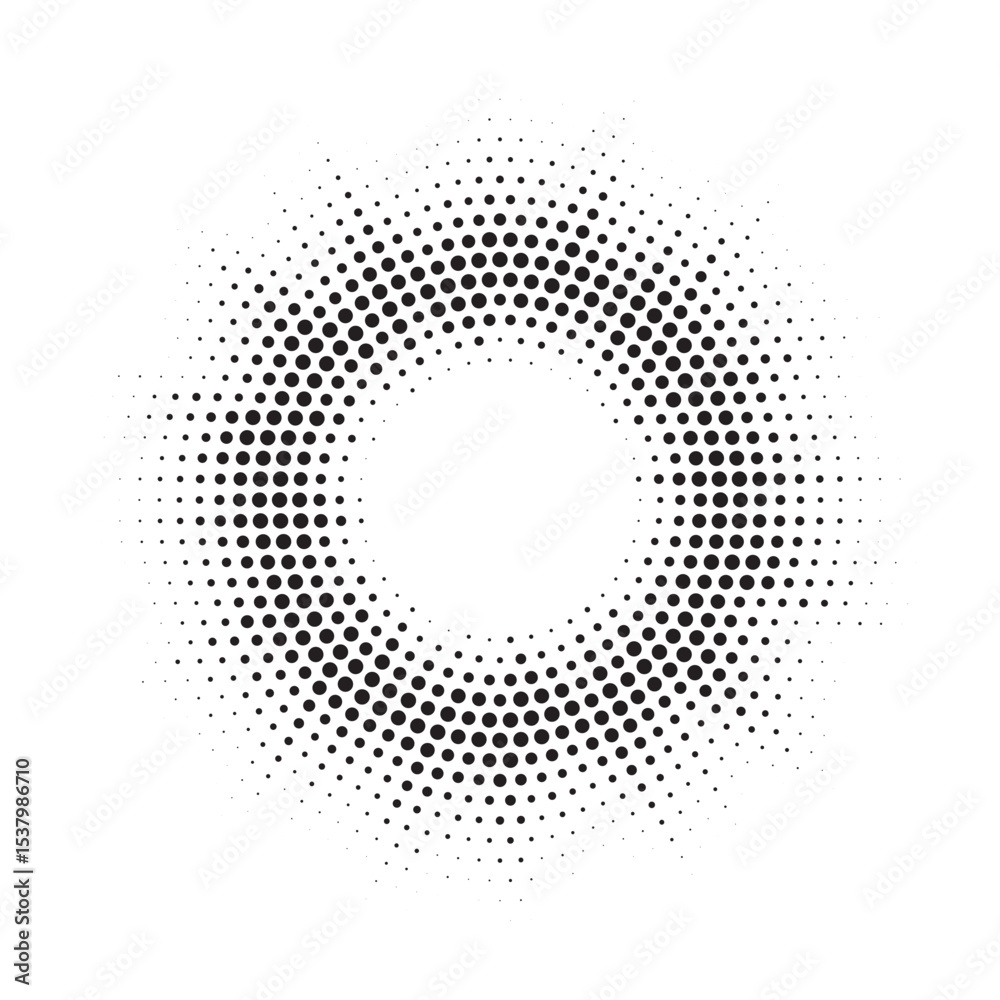 Poster burst halftone light effect. glowing light burst. abstract grunge halftone dots background. vector i