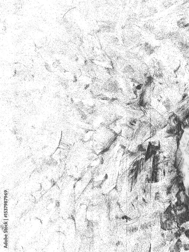 Poster Abstract grayscale texture with dark background and light streaks.