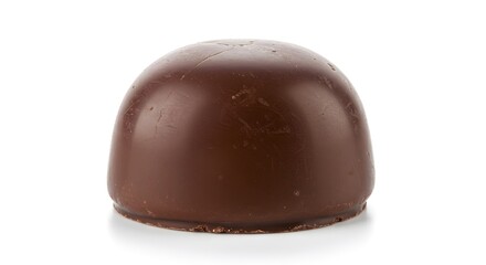 Obraz premium Rich Dark Chocolate Candy A Single, Delicious Treat