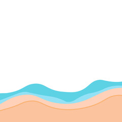 Fototapeta premium Beach Footer