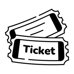 Obraz na płótnie Canvas vector ticket icon