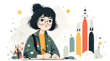 infographic on creative industry freelance growth