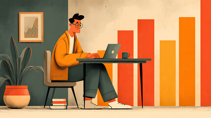 infographic on creative industry freelance growth