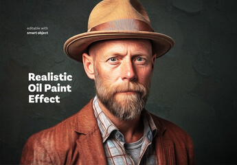 Realistic Oil Paint Effect
